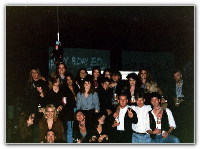 DJ Trev Critter and mates at The Palace circa 1993